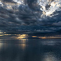 Midnight Clouds Over the Water